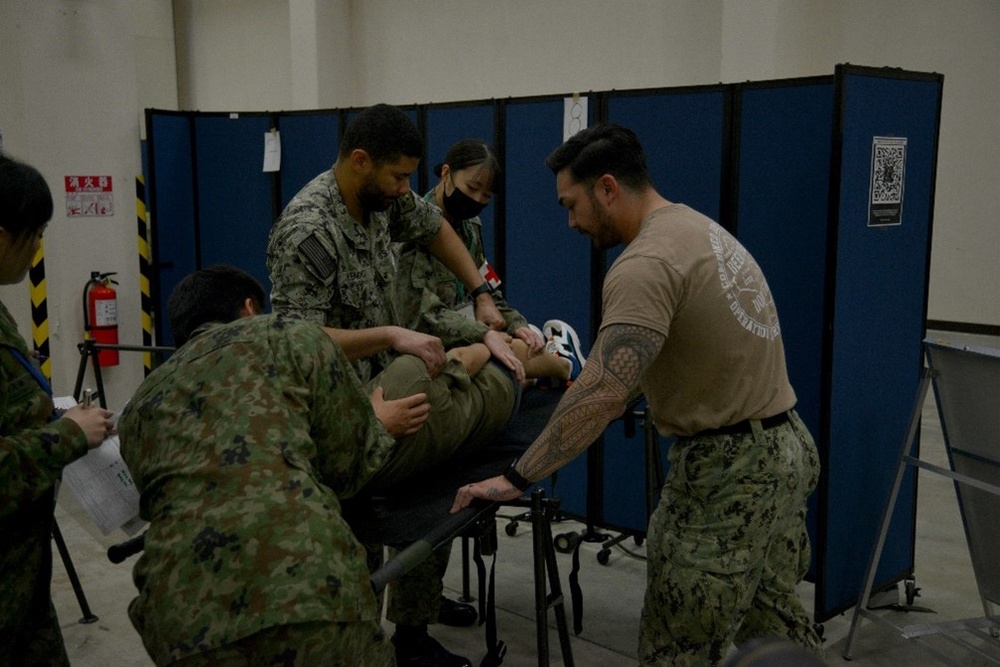 U.S. Naval Hospital Okinawa and Expeditionary Medical Facility Bravo are Rendering Assistance