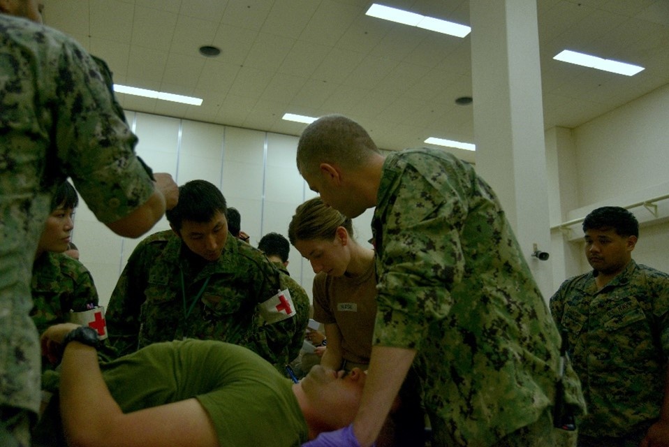 U.S. Naval Hospital Okinawa and Expeditionary Medical Facility Bravo are Rendering Assistance