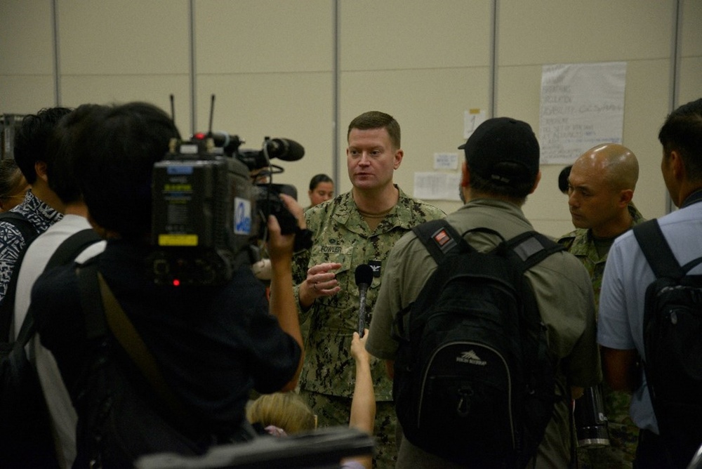 U.S. Naval Hospital Okinawa and Expeditionary Medical Facility Bravo are Rendering Assistance