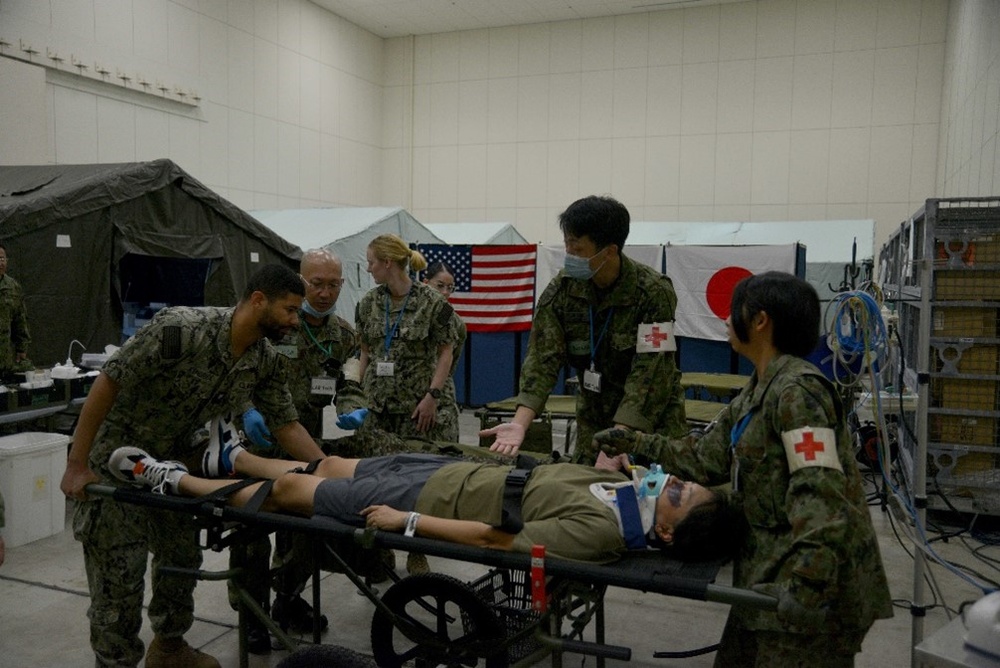 U.S. Naval Hospital Okinawa and Expeditionary Medical Facility Bravo are Rendering Assistance