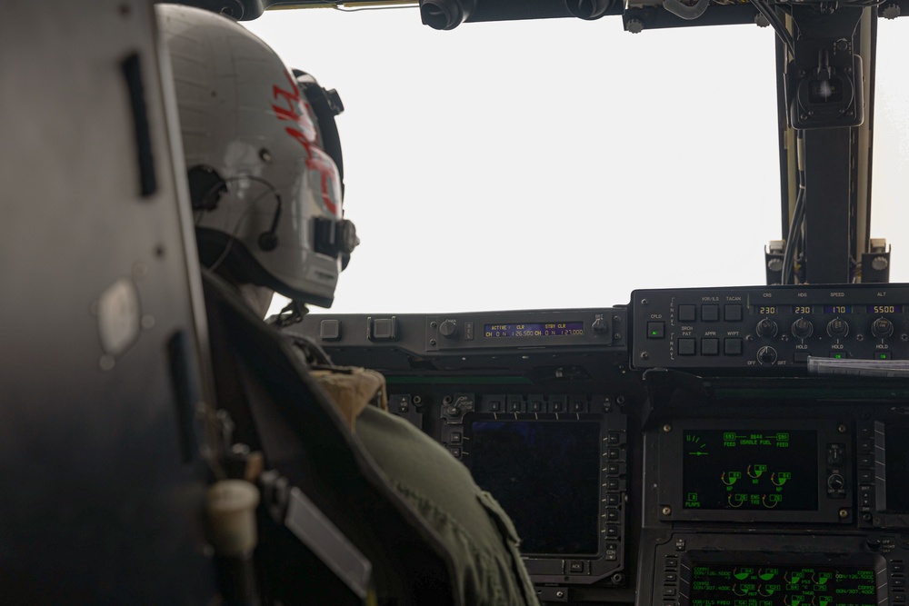 KS 25 | MV-22B Ospreys fly over Kumamoto