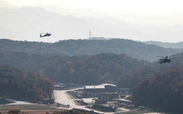 ROKA 901st Aviation Command and 517th Aviation Cavalry Squadron combined ‘Apache’ gunnery