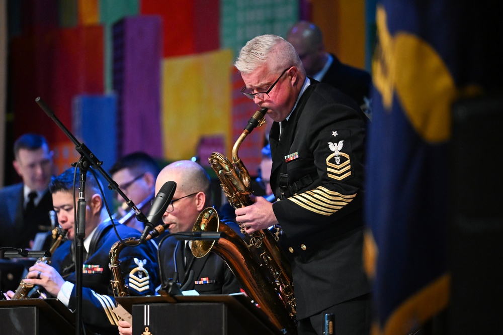 U.S. Navy Band Commodores perform in East Longmeadow