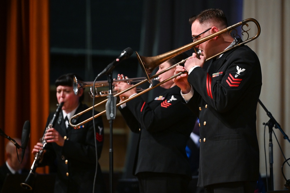 U.S. Navy Band Commodores perform in East Longmeadow