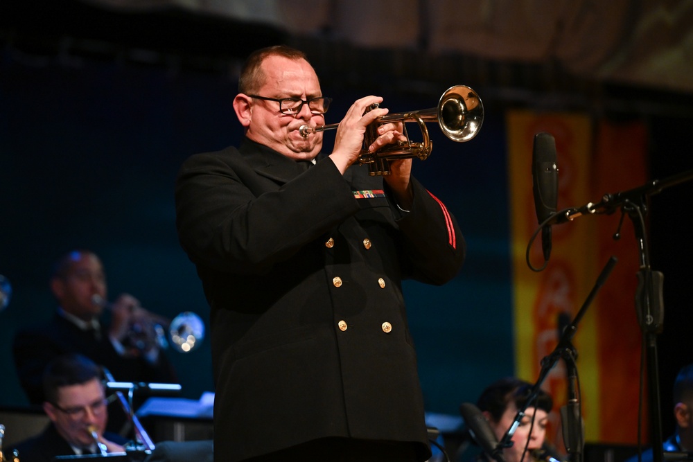 U.S. Navy Band Commodores perform in East Longmeadow