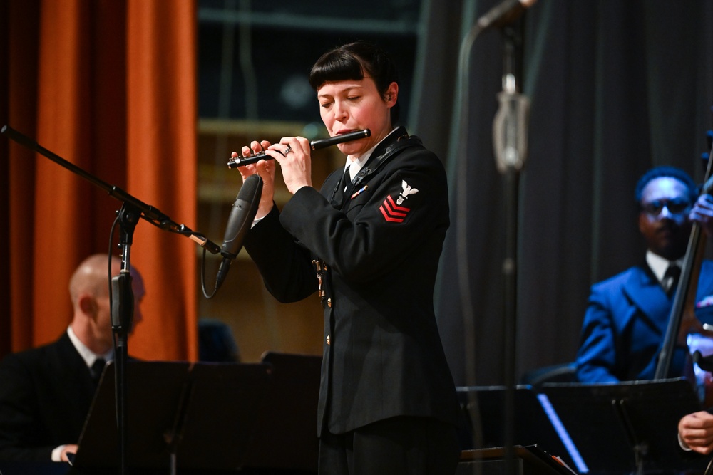 U.S. Navy Band Commodores perform in East Longmeadow