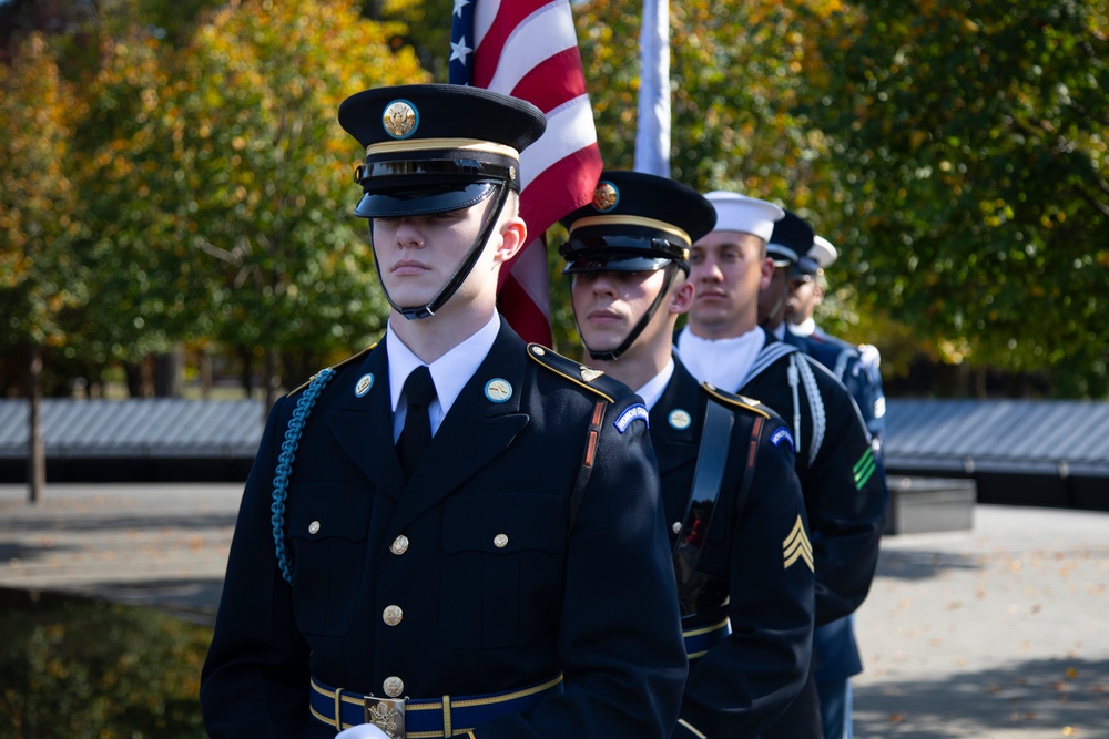 Secretary of Defense Lloyd J Austin III and Minister of National Defense Kim Yong Hyun Wreath Laying Ceremony