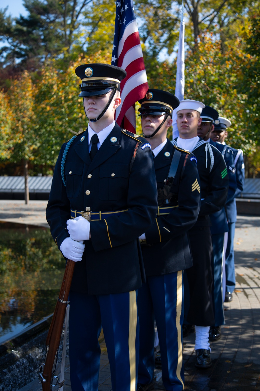 Secretary of Defense Lloyd J Austin III and Minister of National Defense Kim Yong Hyun Wreath Laying Ceremony