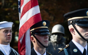 ecretary of Defense Lloyd J Austin III and Minister of National Defense Kim Yong Hyun Wreath Laying Ceremony