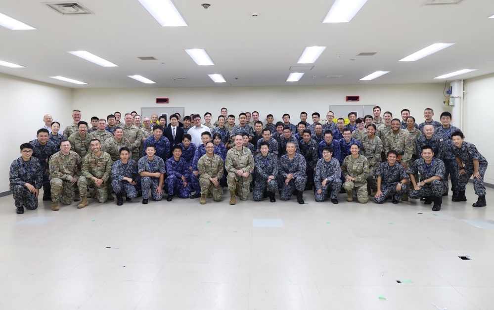 U.S. and Japanese space specialists train together during Keen Sword 25