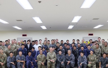 U.S. and Japanese space specialists train together during Keen Sword 25