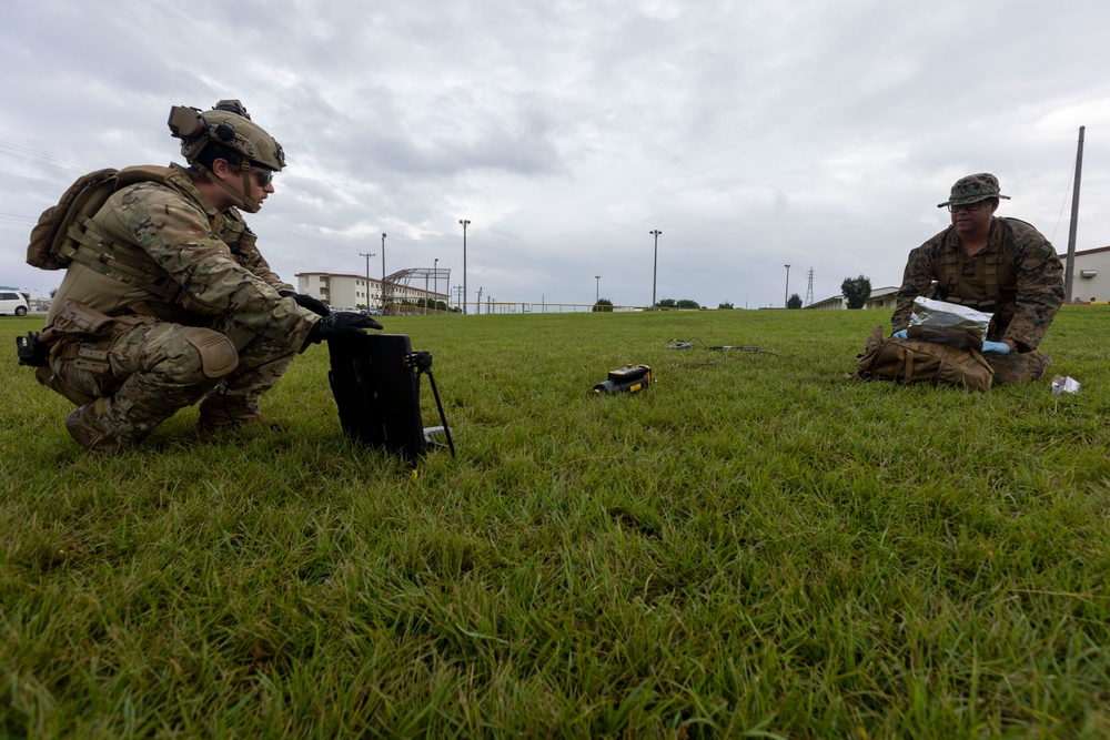 Keen Sword 25 | Marines, Sailors practice recovery and exploitation of downed UAS