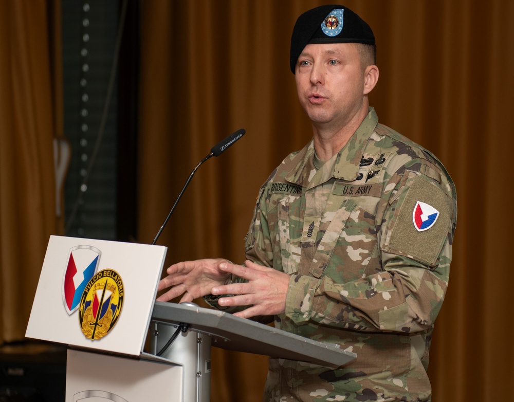 405th AFSB conducts change of responsibility ceremony, welcomes new enlisted leader