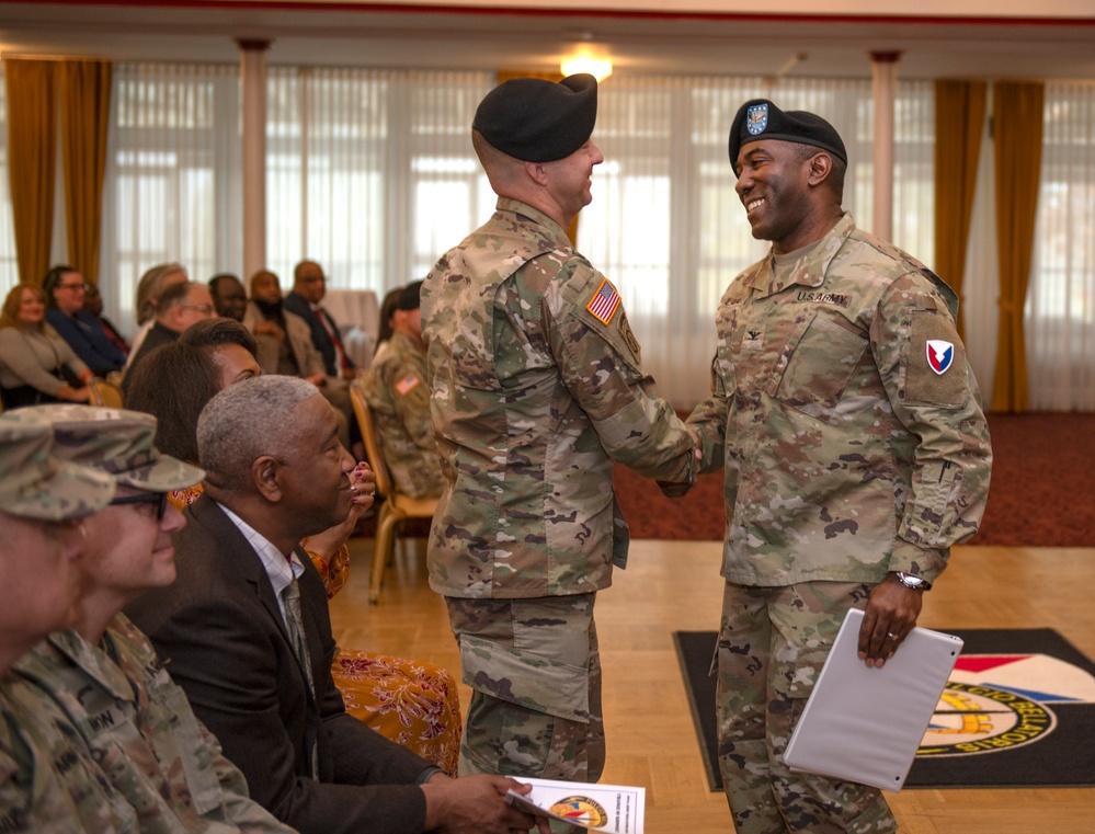 405th AFSB conducts change of responsibility ceremony, welcomes new enlisted leader