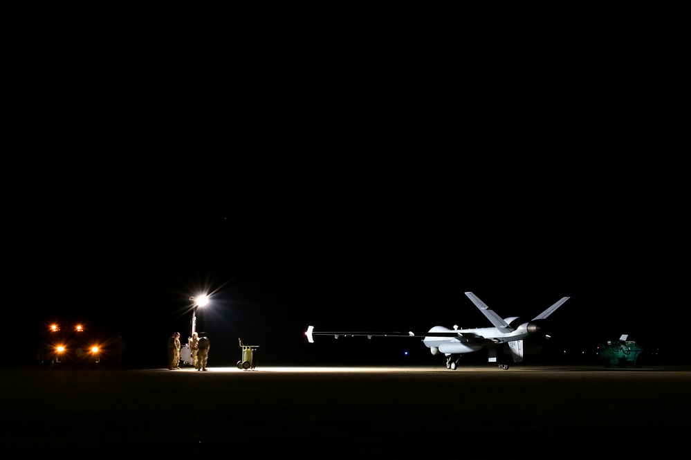 MQ-9 Reaper at Kunsan Air Base for Freedom Flag 24-1