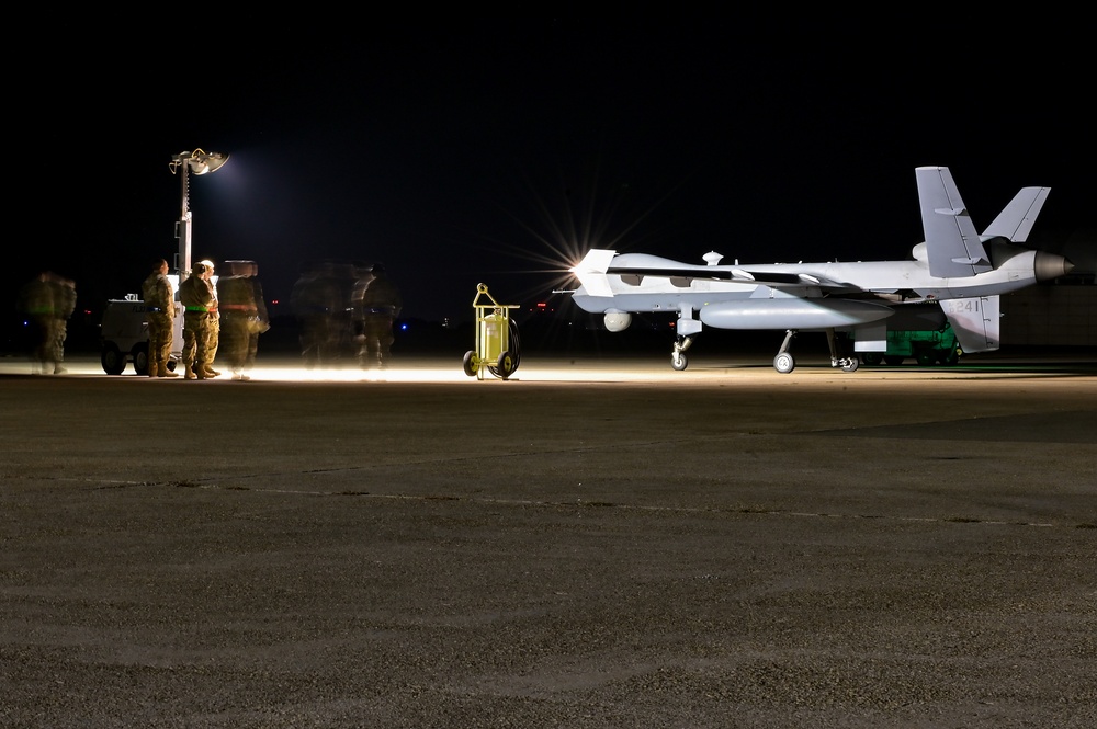 MQ-9 Reaper at Kunsan Air Base for Freedom Flag 24-1