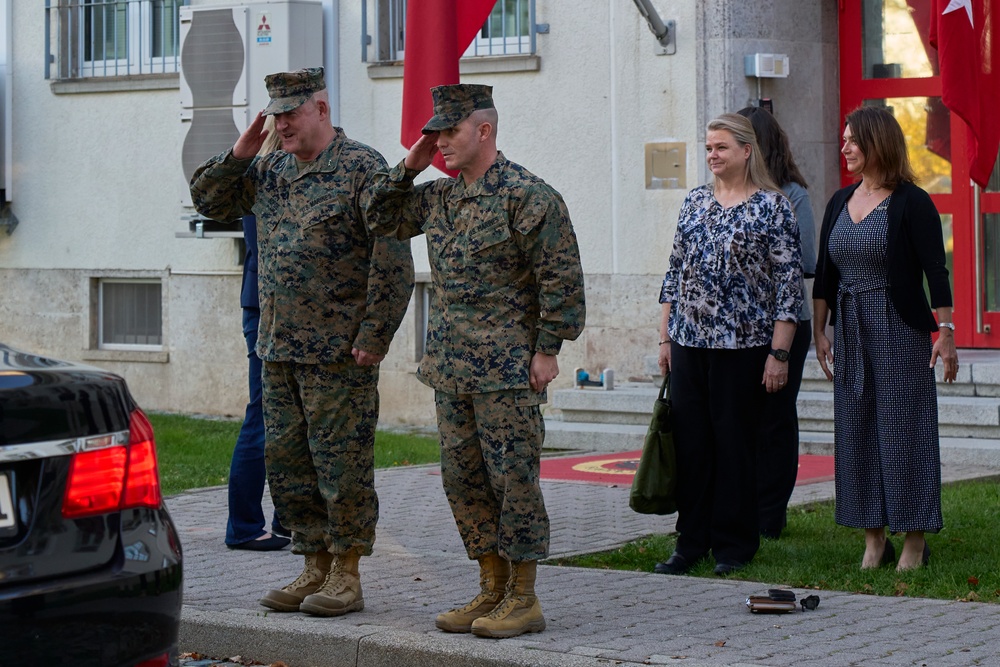 Marine Corps Commandant Visits Marines in Europe