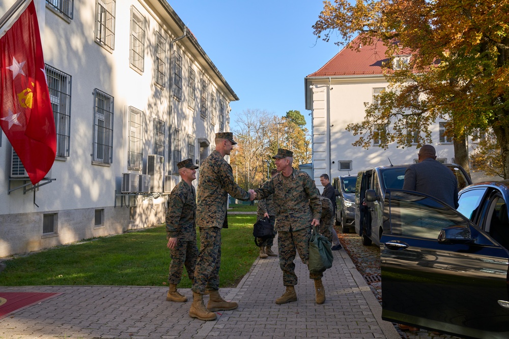 Marine Corps Commandant Visits Marines in Europe