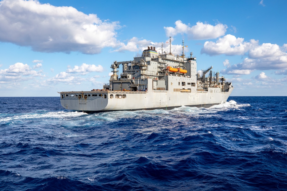 Replenishment-at-Sea Aboard the USS Cole