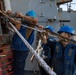 Replenishment-at-Sea Aboard the USS Cole