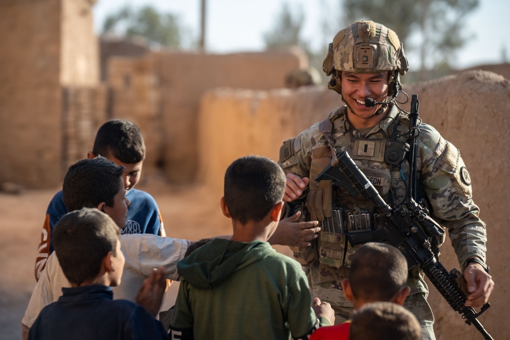 Mass. Guard Soldiers conduct joint patrol in northeast Syria