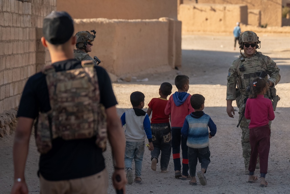 Mass. Guard Soldiers conduct joint patrol in northeast Syria