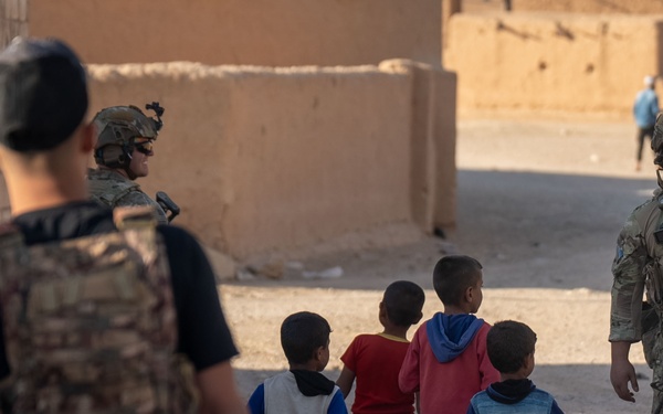 Mass. Guard Soldiers conduct joint patrol in northeast Syria