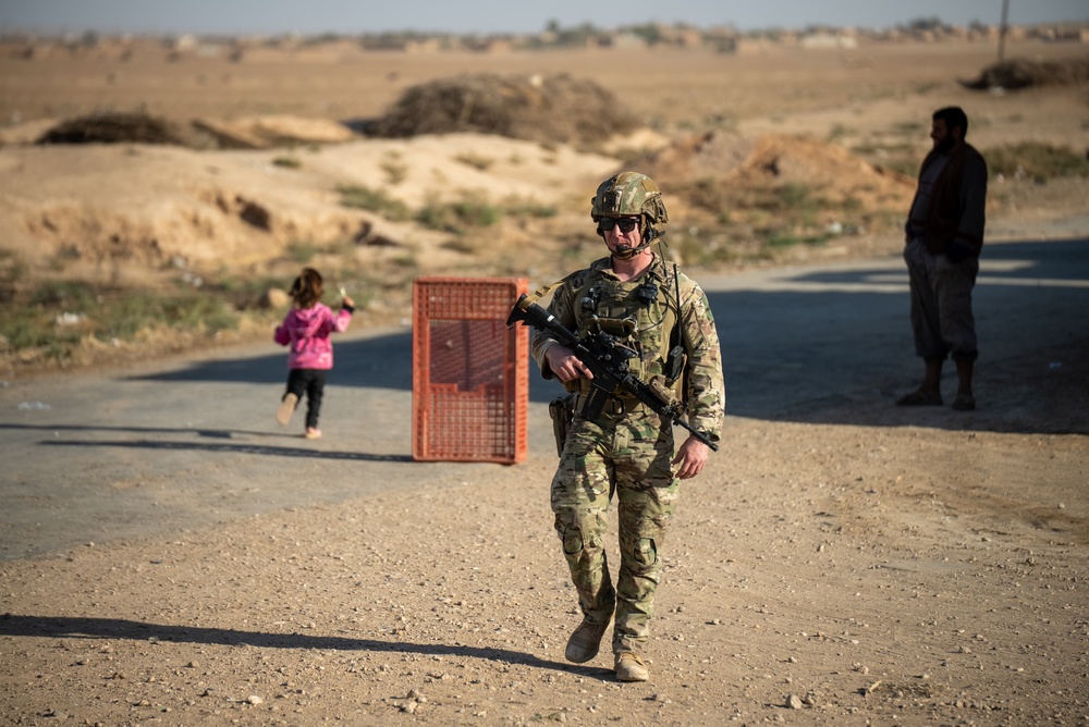 Mass. Guard Soldiers conduct joint patrol in northeast Syria