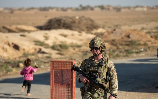 Mass. Guard Soldiers conduct joint patrol in northeast Syria