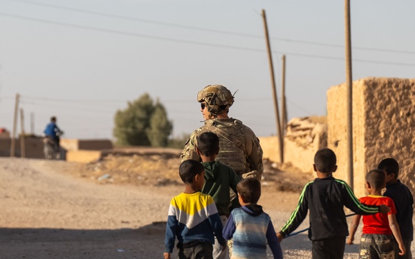 Mass. Guard Soldiers conduct joint patrol in northeast Syria