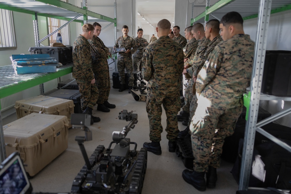 EOD and Combat Engineers Conduct SUGV Training