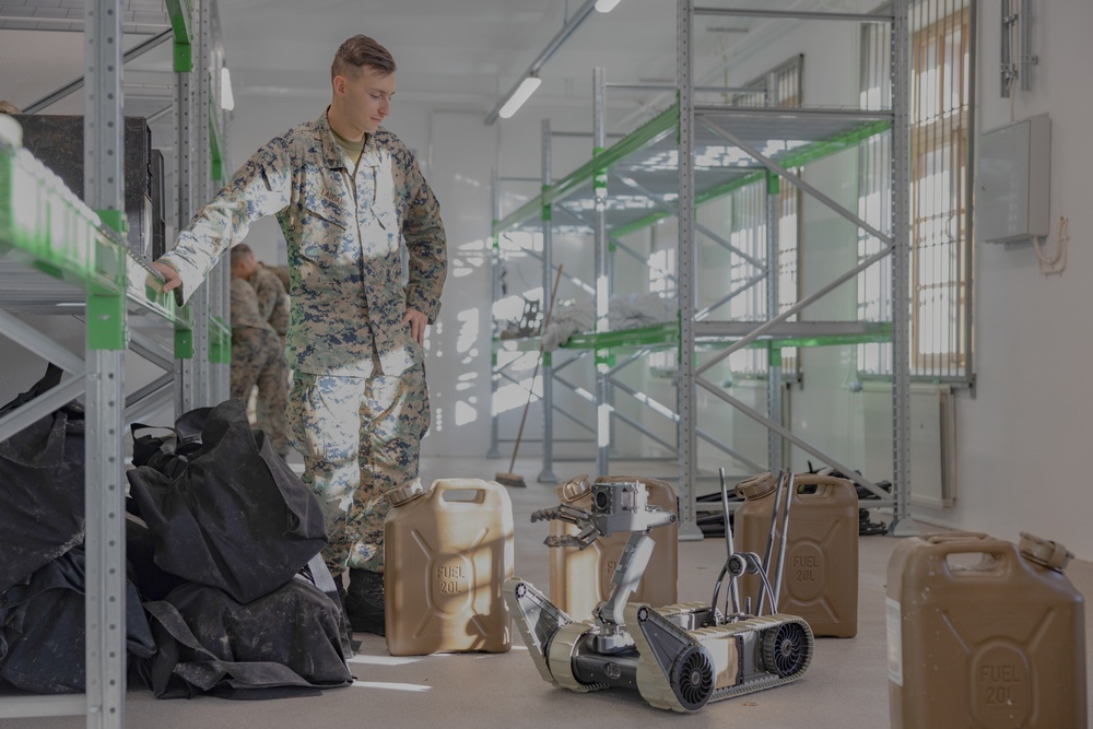 EOD and Combat Engineers Conduct SUGV Training