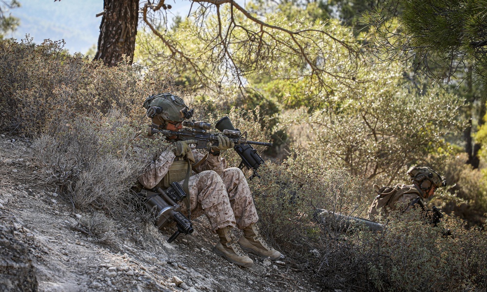 BLT 1/8, 24th MEU (SOC) Conducts Live Fire Range in Larnaca, Cyprus