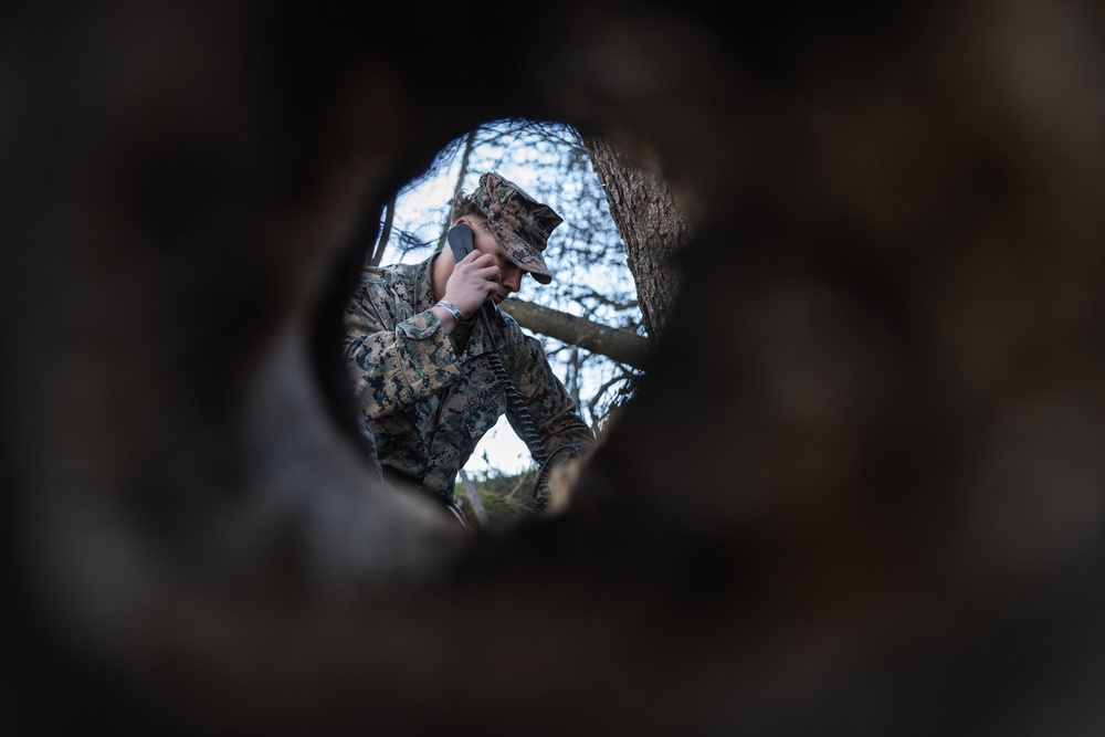 U.S. Marines Conduct Field Expedient Communications Training