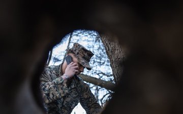 U.S. Marines Conduct Field Expedient Communications Training