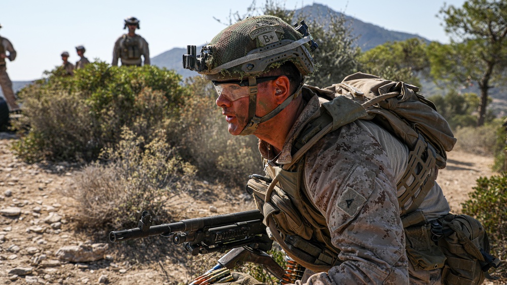 BLT 1/8, 24th MEU (SOC) Conducts Live Fire Range in Larnaca, Cyprus