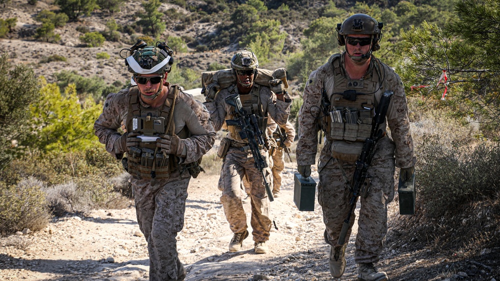 BLT 1/8, 24th MEU (SOC) Conducts Live Fire Range in Larnaca, Cyprus