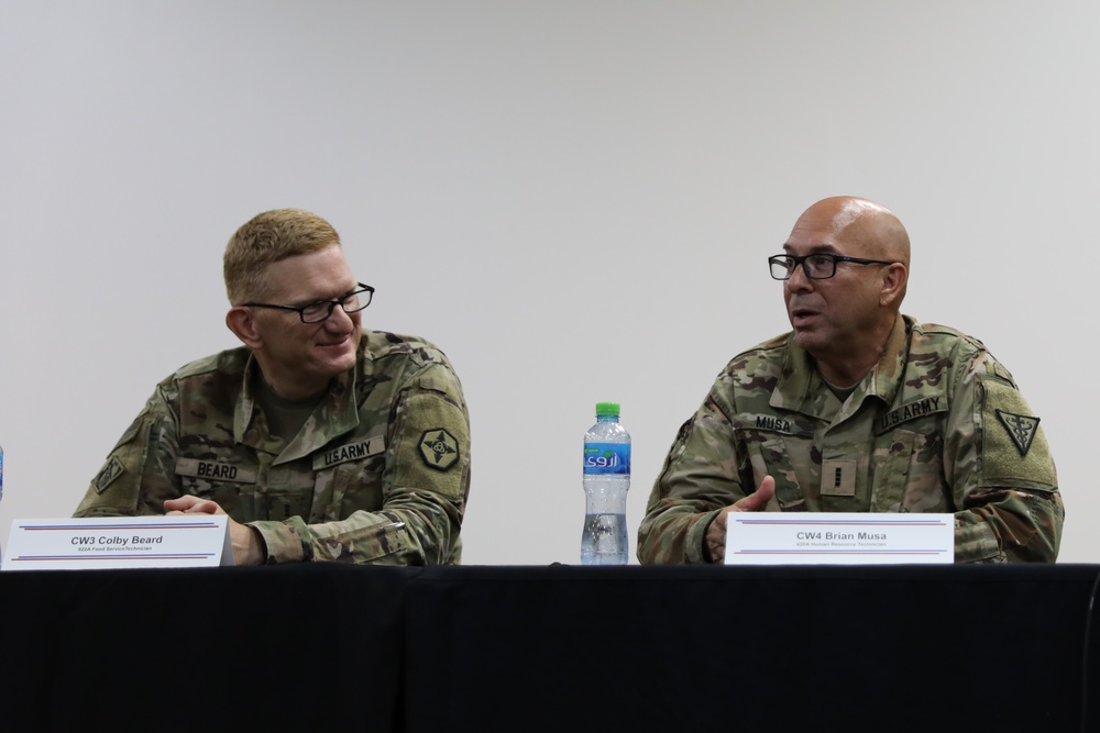 1st Theater Sustainment Command OCP Warrant Officer Panel