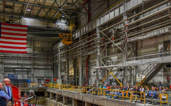 Naval Reactors Facility Turns Over Defueled S5G Prototype for Demolition