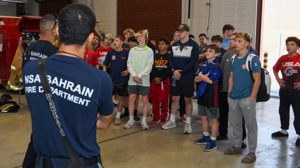 U.S.-based Student Athletes Visit NSA Bahrain