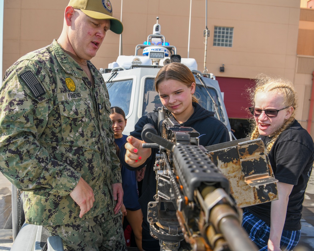 U.S.-based Student Athletes Visit NSA Bahrain