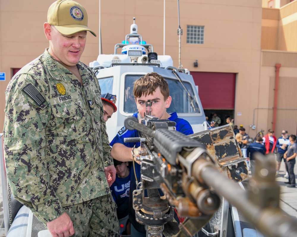 U.S.-based Student Athletes Visit NSA Bahrain