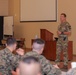 Bear Grylls speaks to Marines at The Basic School