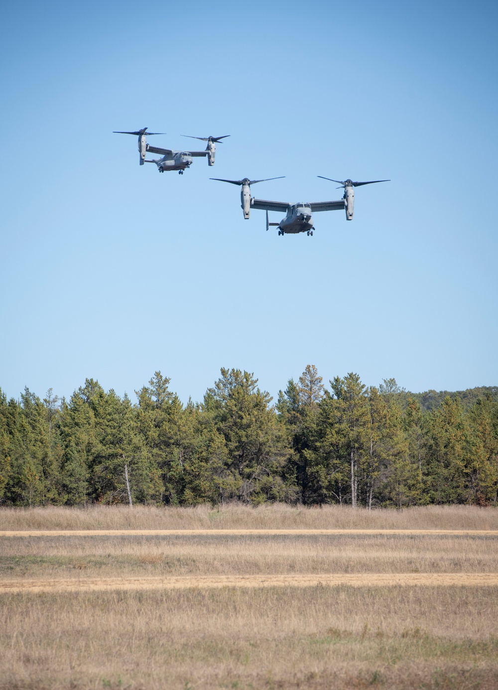 V-22 Ospreys at Fort McCoy