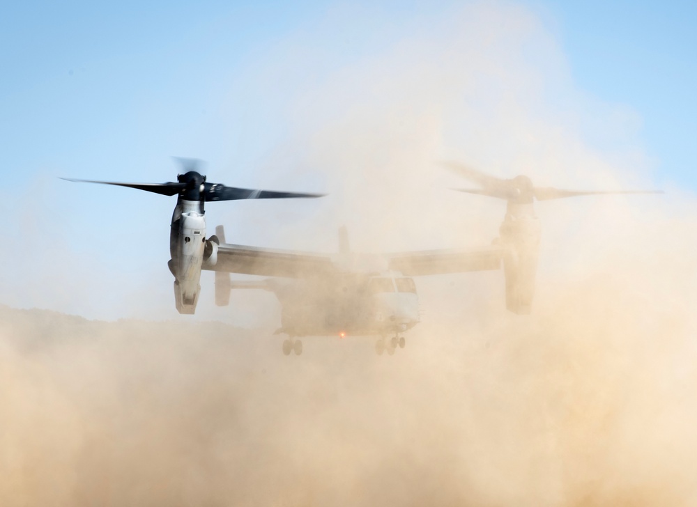 V-22 Ospreys at Fort McCoy