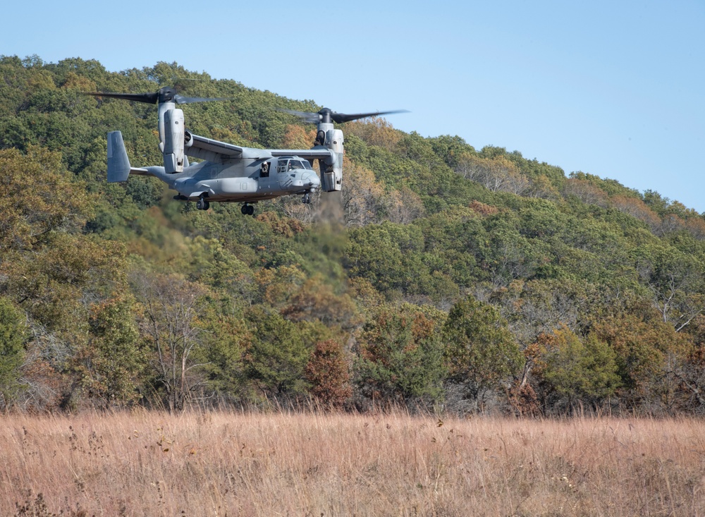 V-22 Ospreys at Fort McCoy