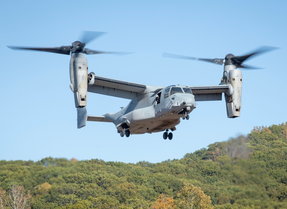 V-22 Ospreys at Fort McCoy