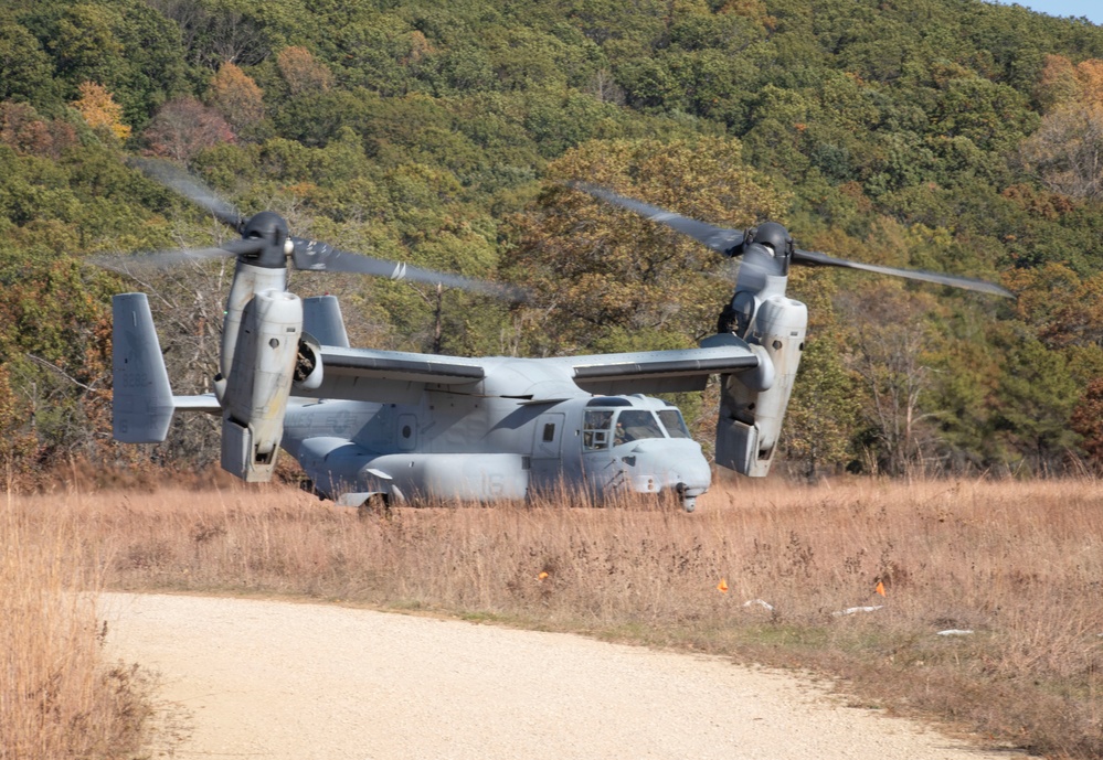 V-22 Ospreys at Fort McCoy