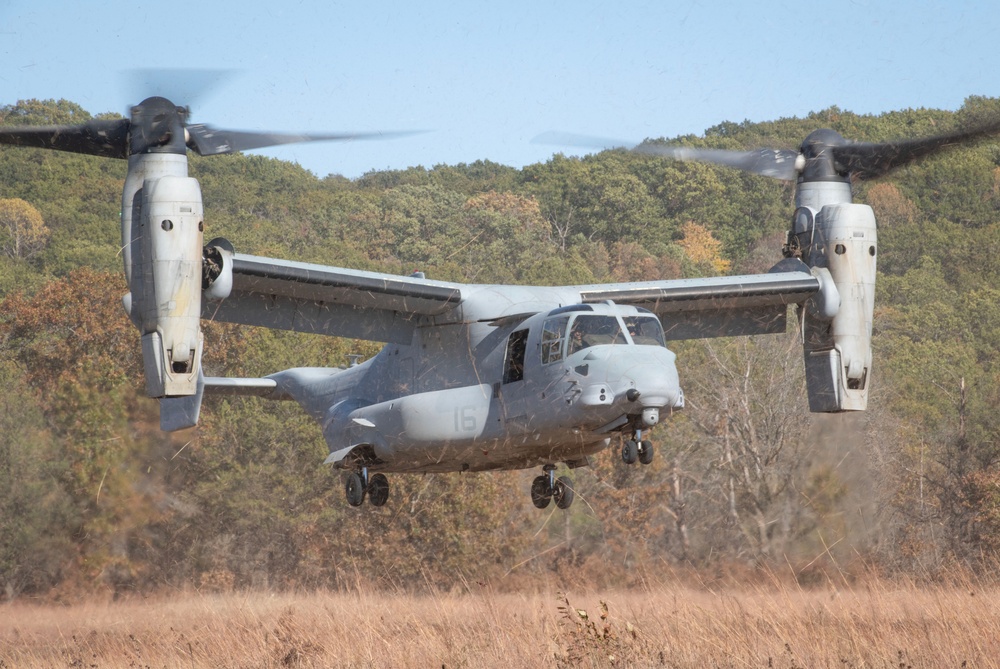 V-22 Ospreys at Fort McCoy