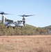 V-22 Ospreys at Fort McCoy